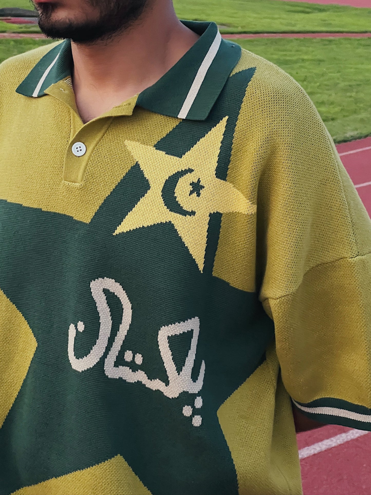 99' Legacy World Cup Jacquard Knit Pakistan Cricket Jersey: Restock Pre-Order