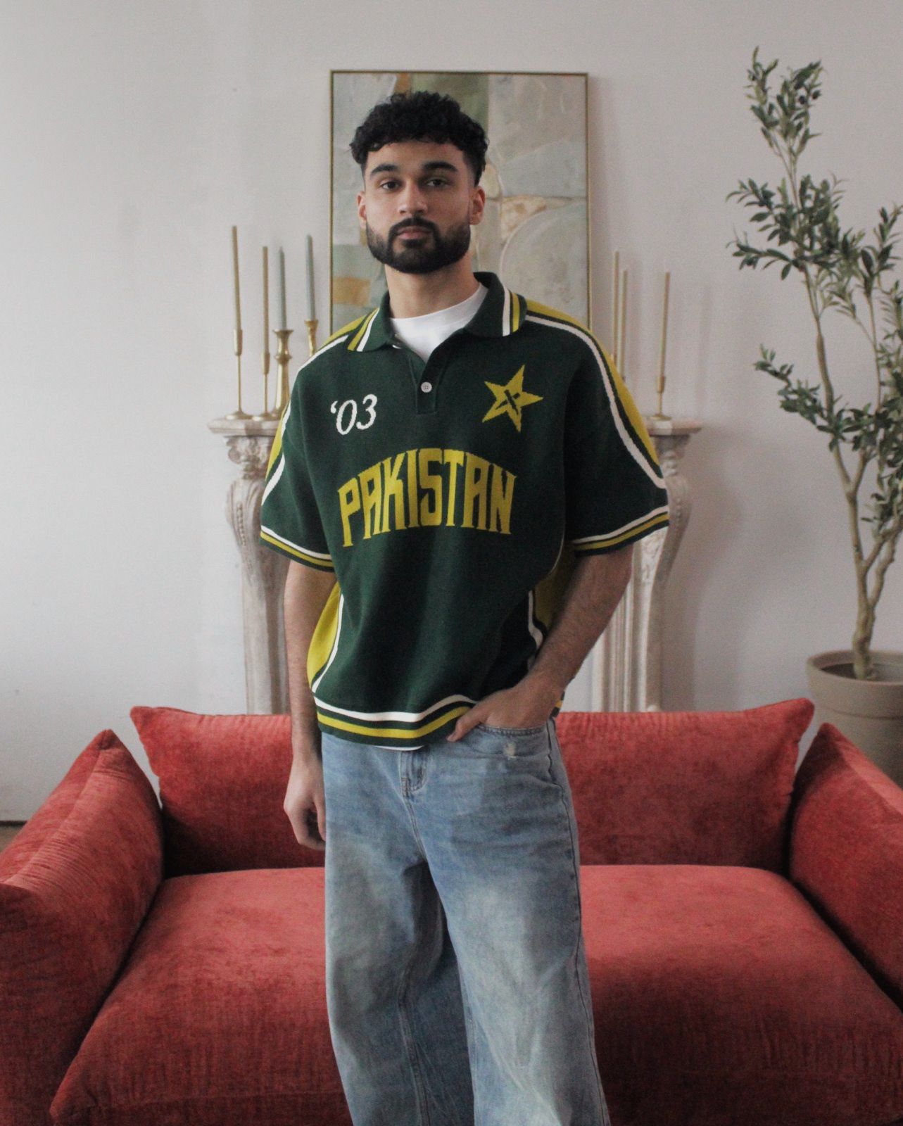 03' Legacy World Cup Jacquard Knit Pakistan Cricket Jersey: Restock Pre-Order