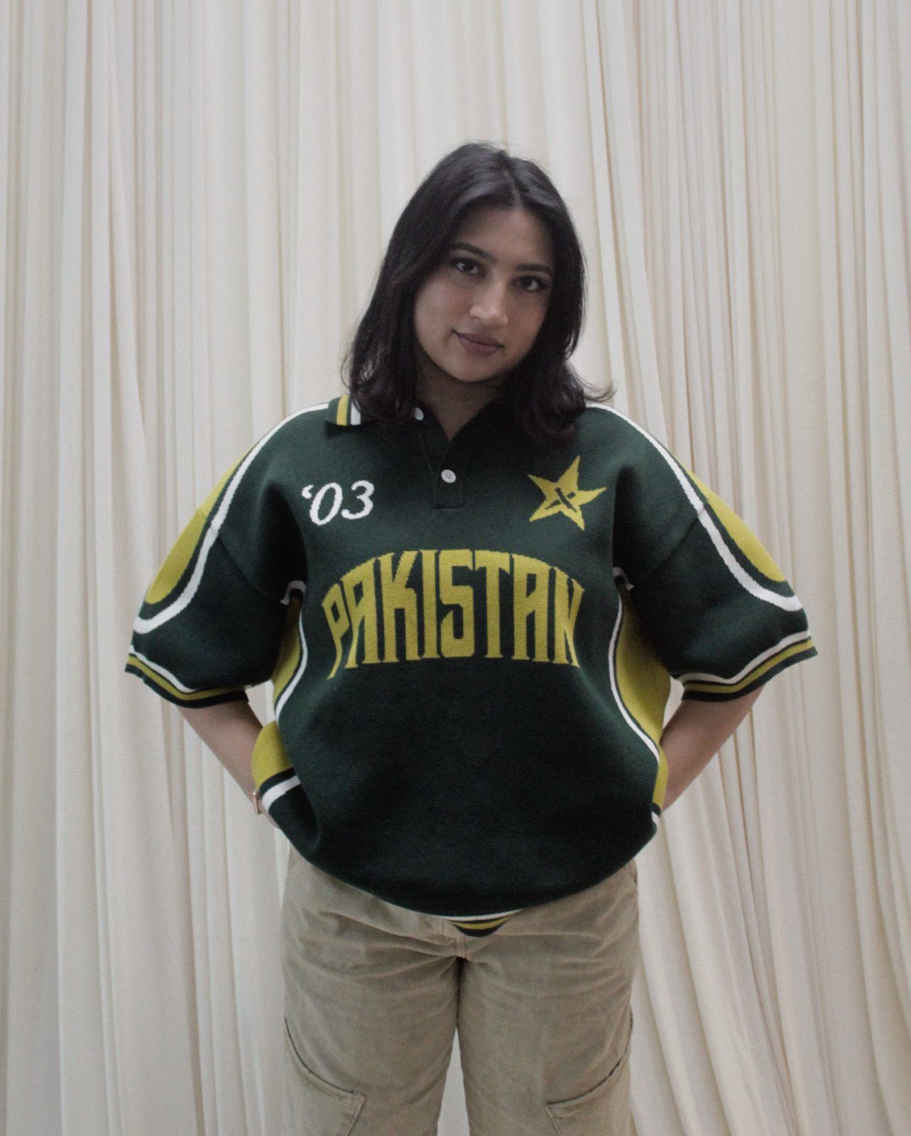 03' Legacy World Cup Jacquard Knit Pakistan Cricket Jersey: Restock Pre-Order