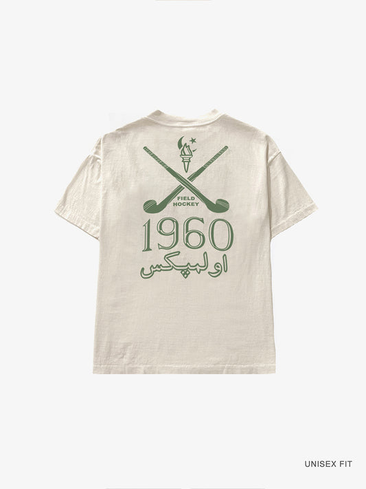 Merch | "1960 Gold Medalist" Field Hockey Classic Tee: Natural