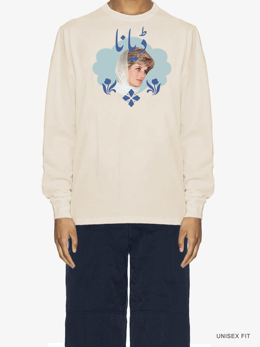 Long-Sleeve | "Diana Pakistani Memorial" Crewneck Tee
