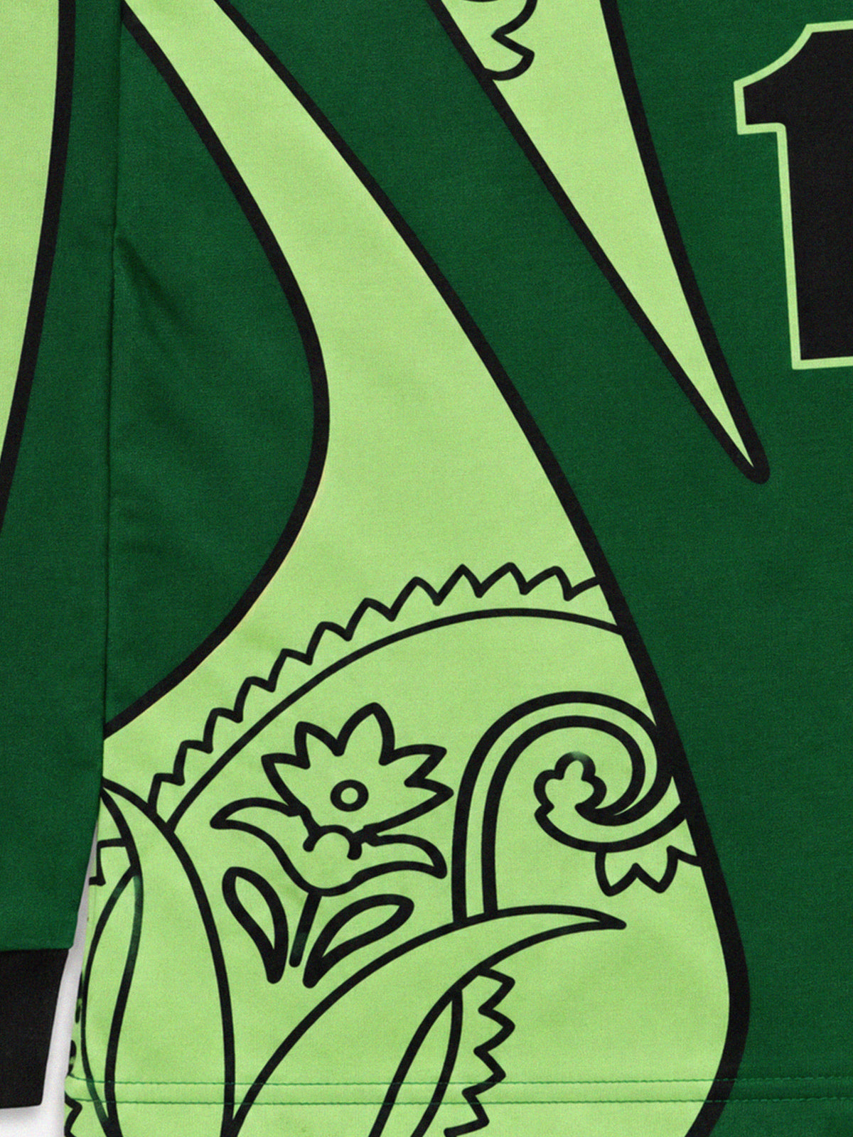 Goal Keeper LS Pakistan Motif Cotton Jersey: #11 Green