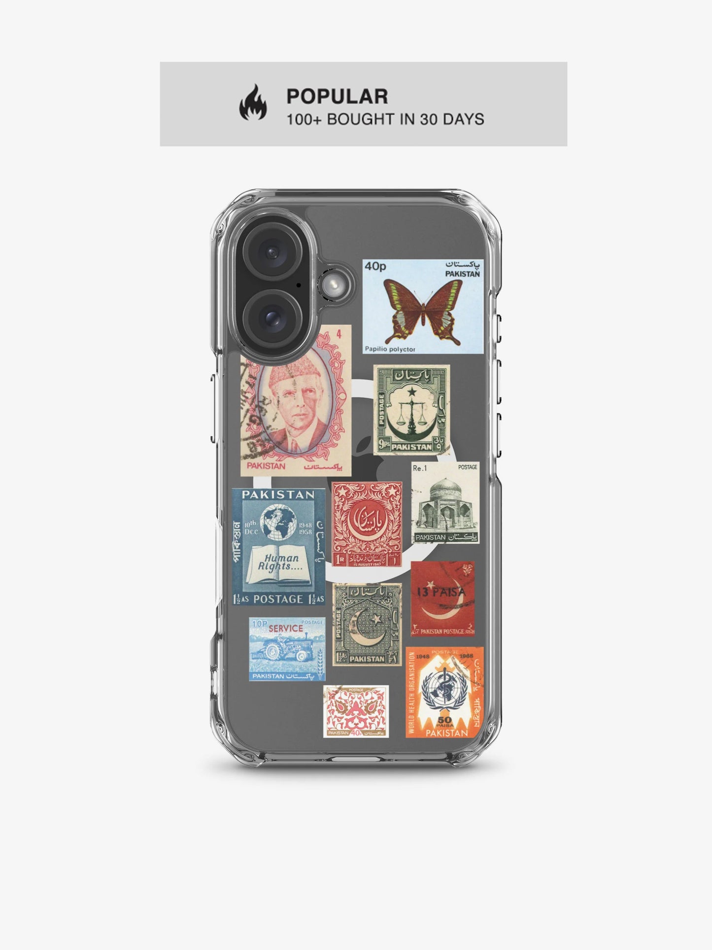 Merch | Vintage Stamps Clar MagSafe iPhone Case