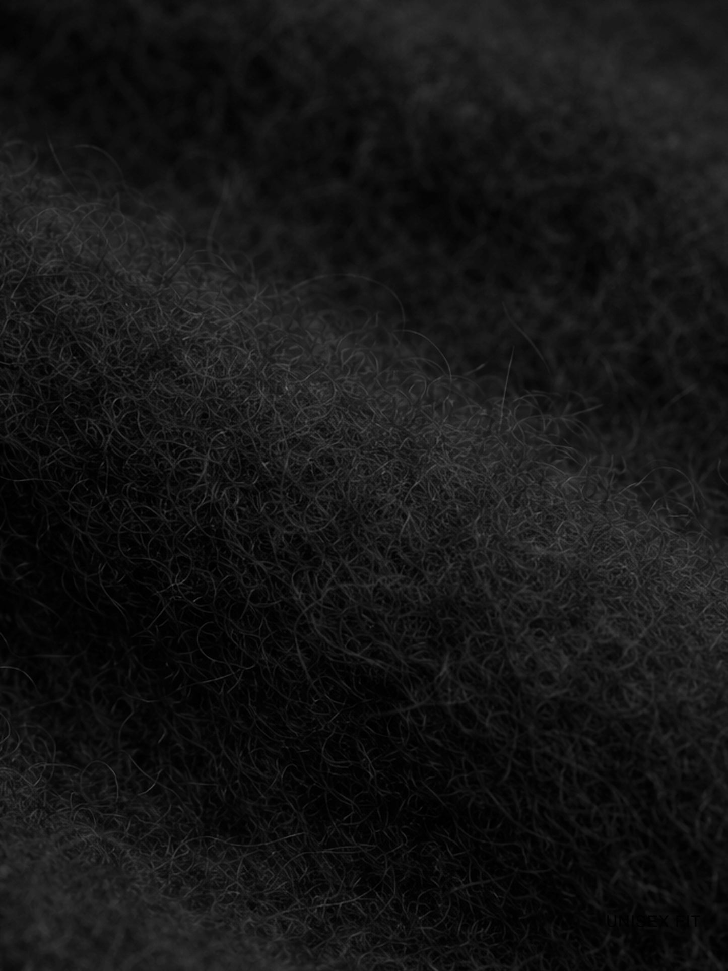 Fuzzy Mohair-Textured Knit Cardigan: Motif 001