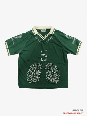Embroidery Pakistan Paisley Soccer Jersey: #5 | Restock Pre-Order