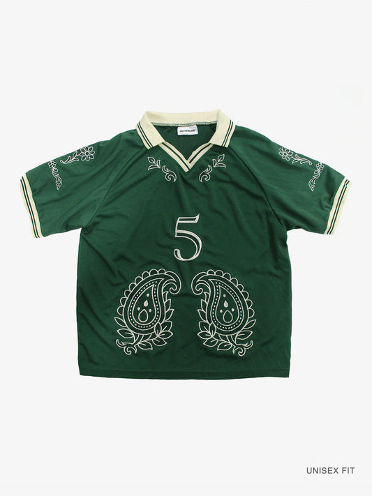Embroidery Pakistan Paisley Soccer Jersey: #5