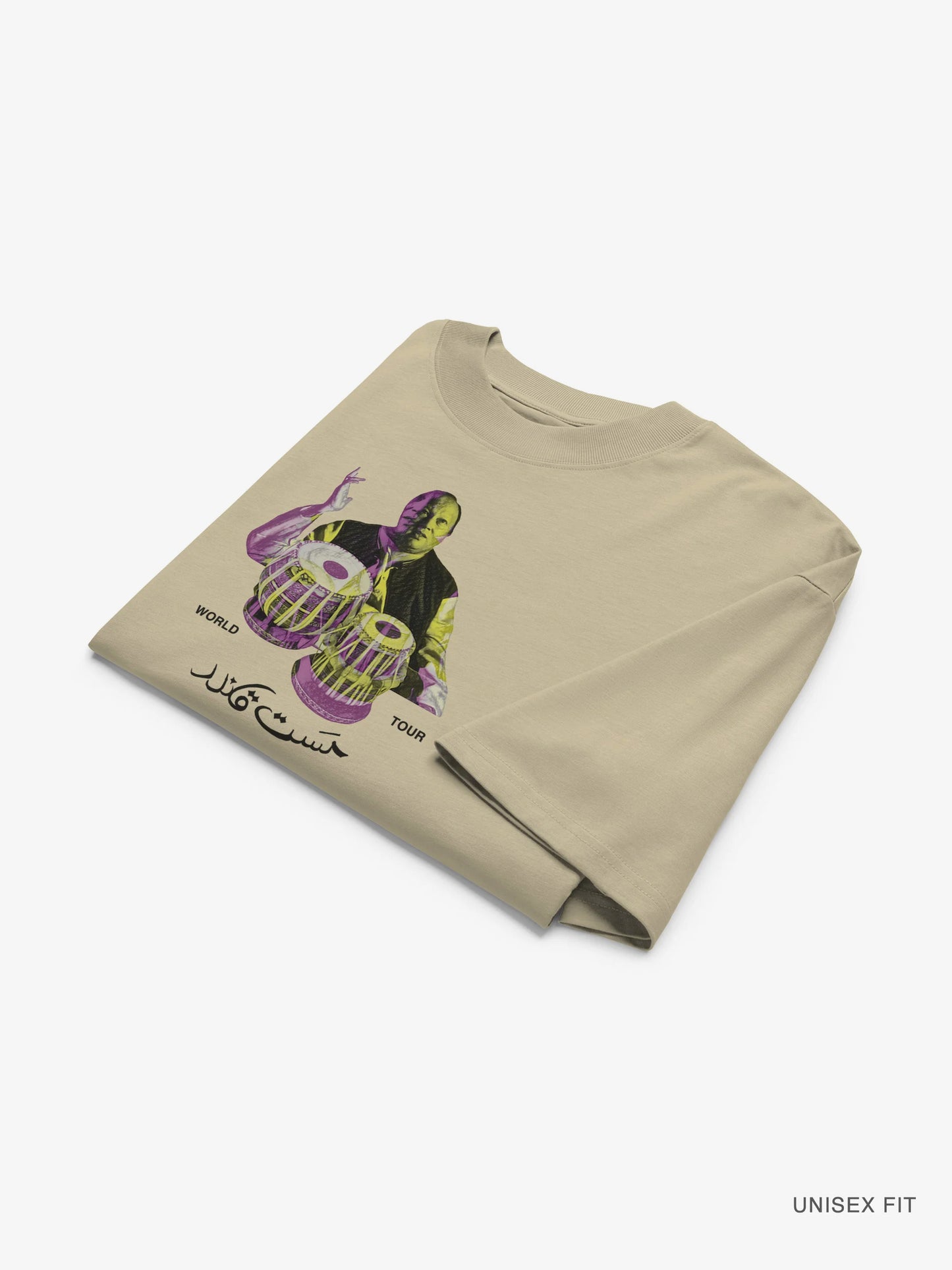 Premium Oversized | "Nusrat F. Ali Khan World Tour" Organic Cotton Tee