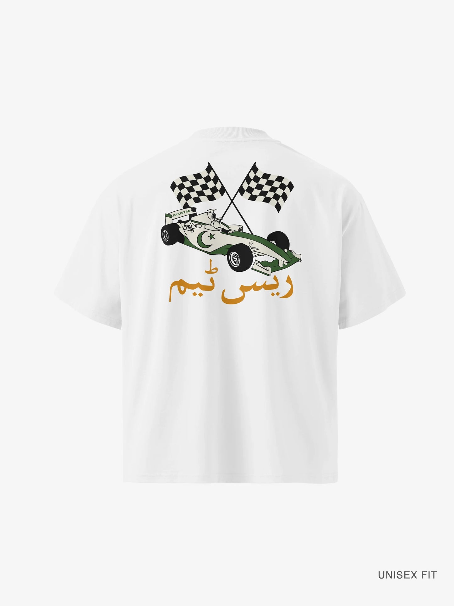 Premium Oversized | "Grand Prix Team Pakistan" Organic Cotton Tee