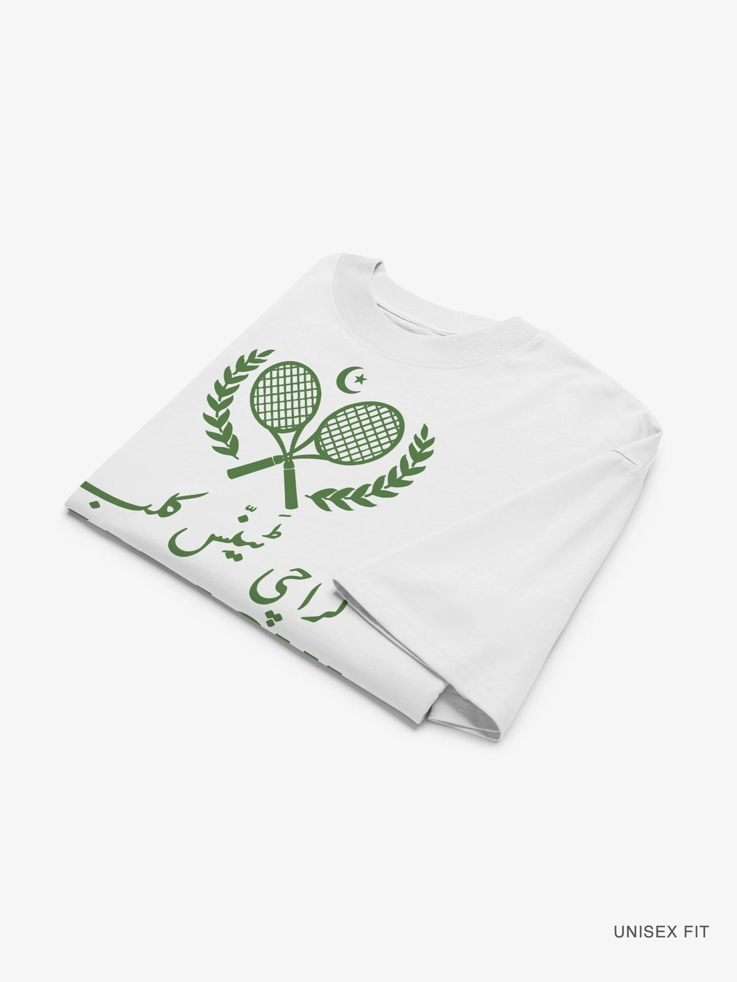 Premium Oversized | "Karachi Tennis Club" Organic Cotton Tee