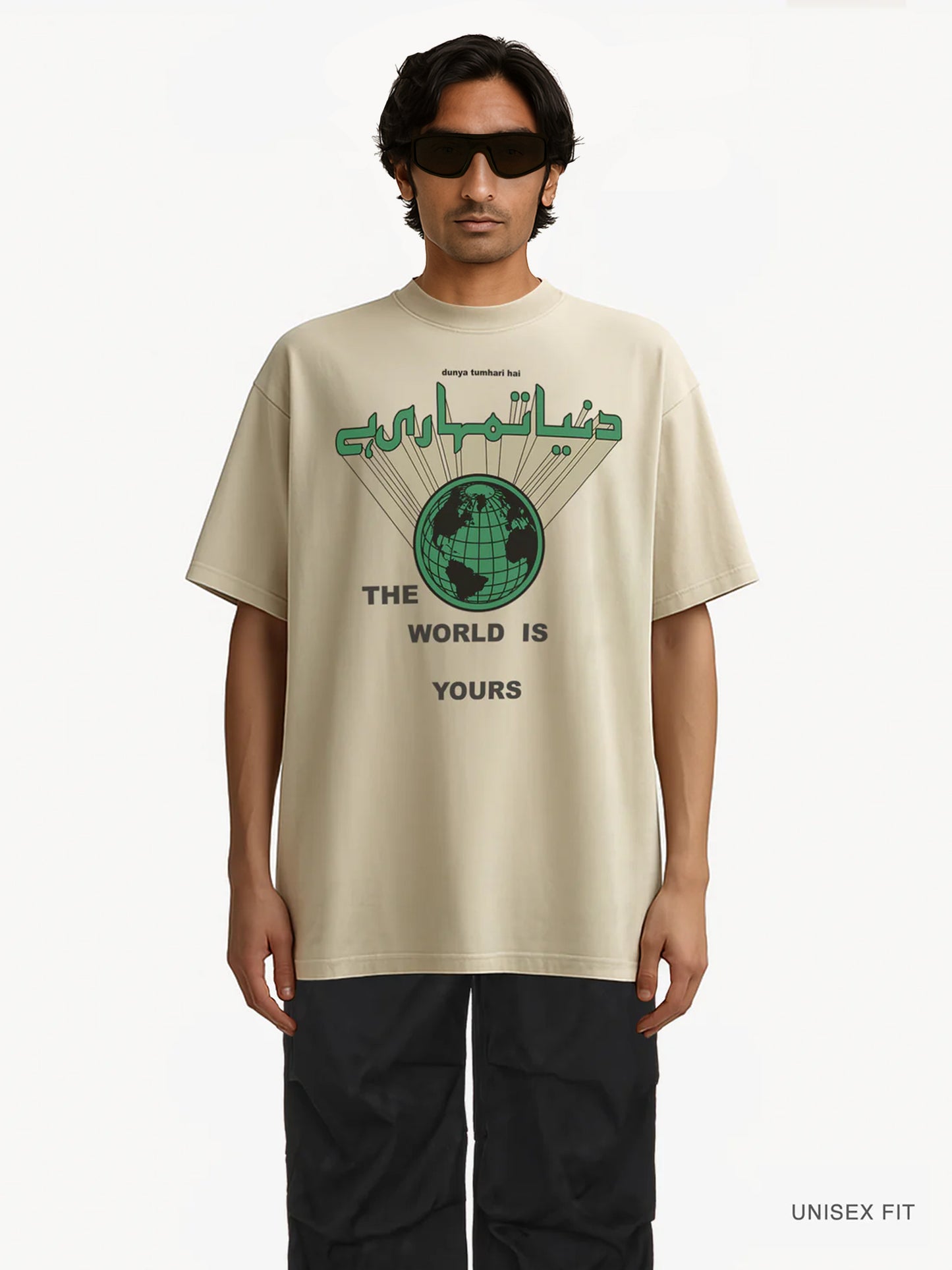 Premium Overszied | "Duniya Tumhari Hai" Organic Cotton Tee