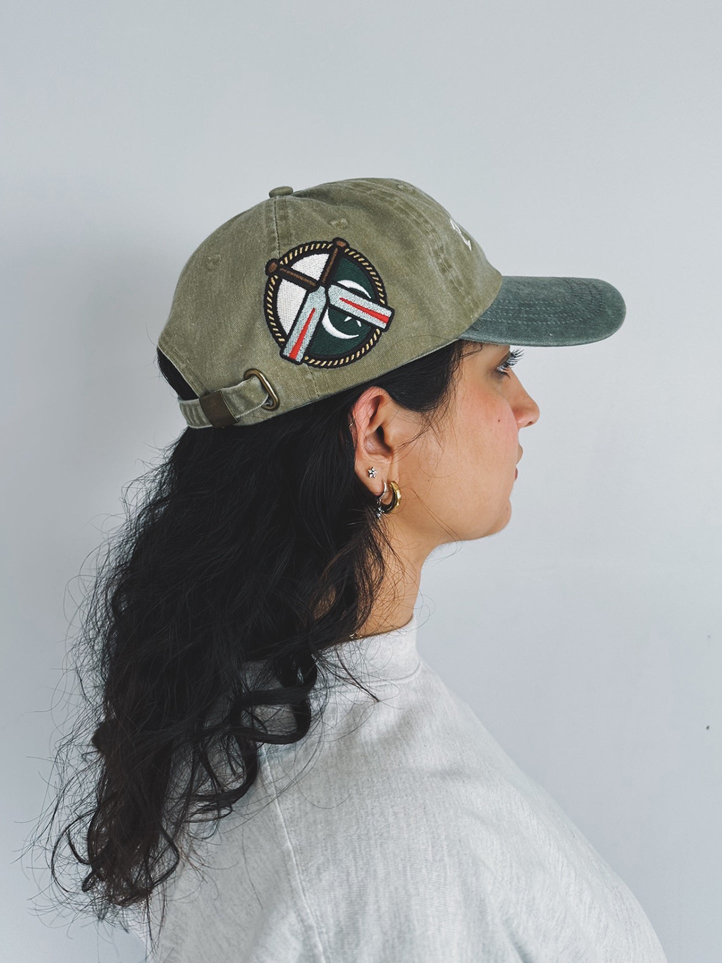 Back-Order | World Champions Multi-Patch Cap in Washed Olive