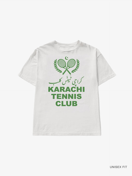 Garment Dyed | "Karachi Tennis Club" Tee