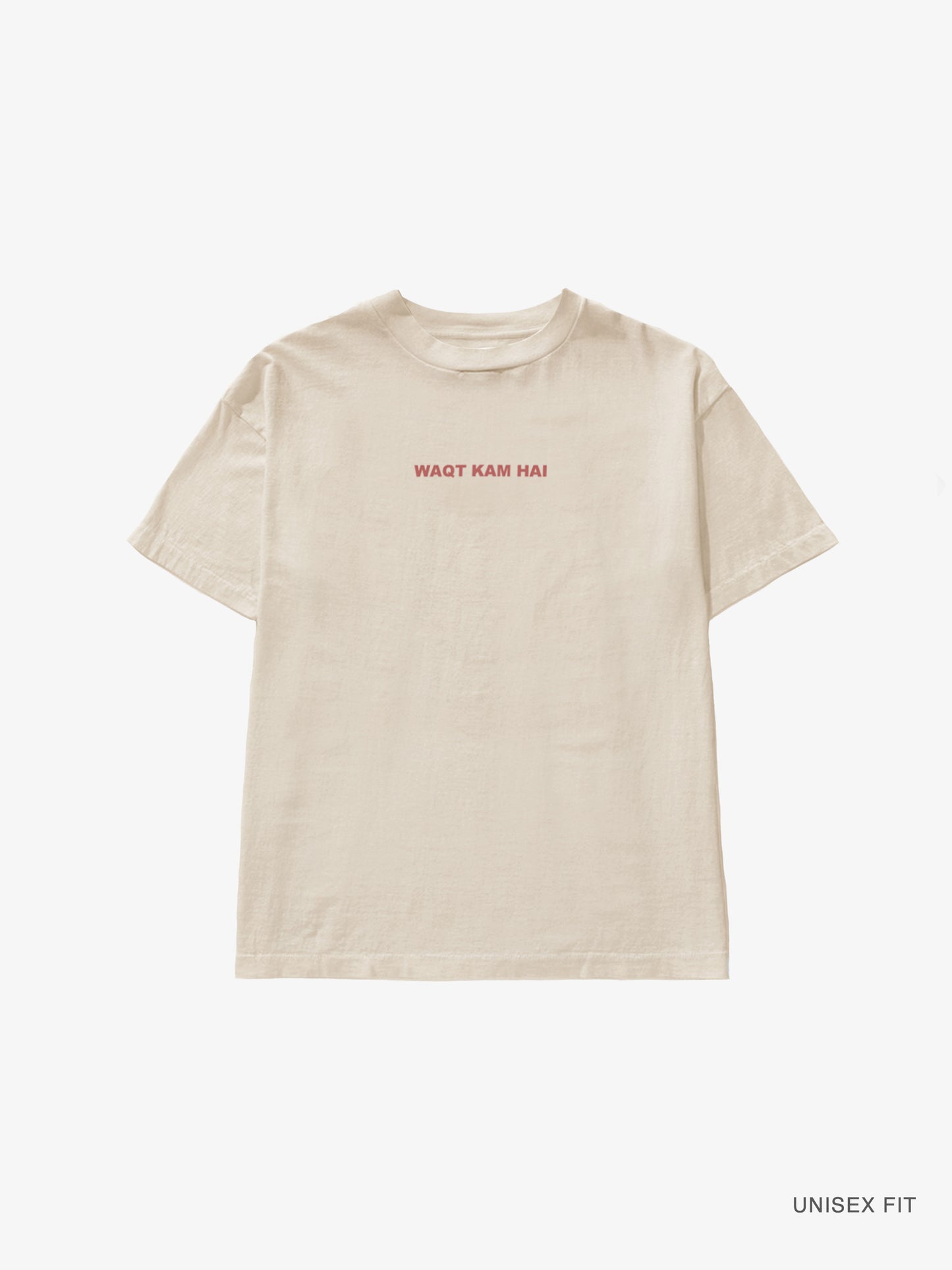 Merch | "Waqt Kam Hai" Time is Short Tee : Sand