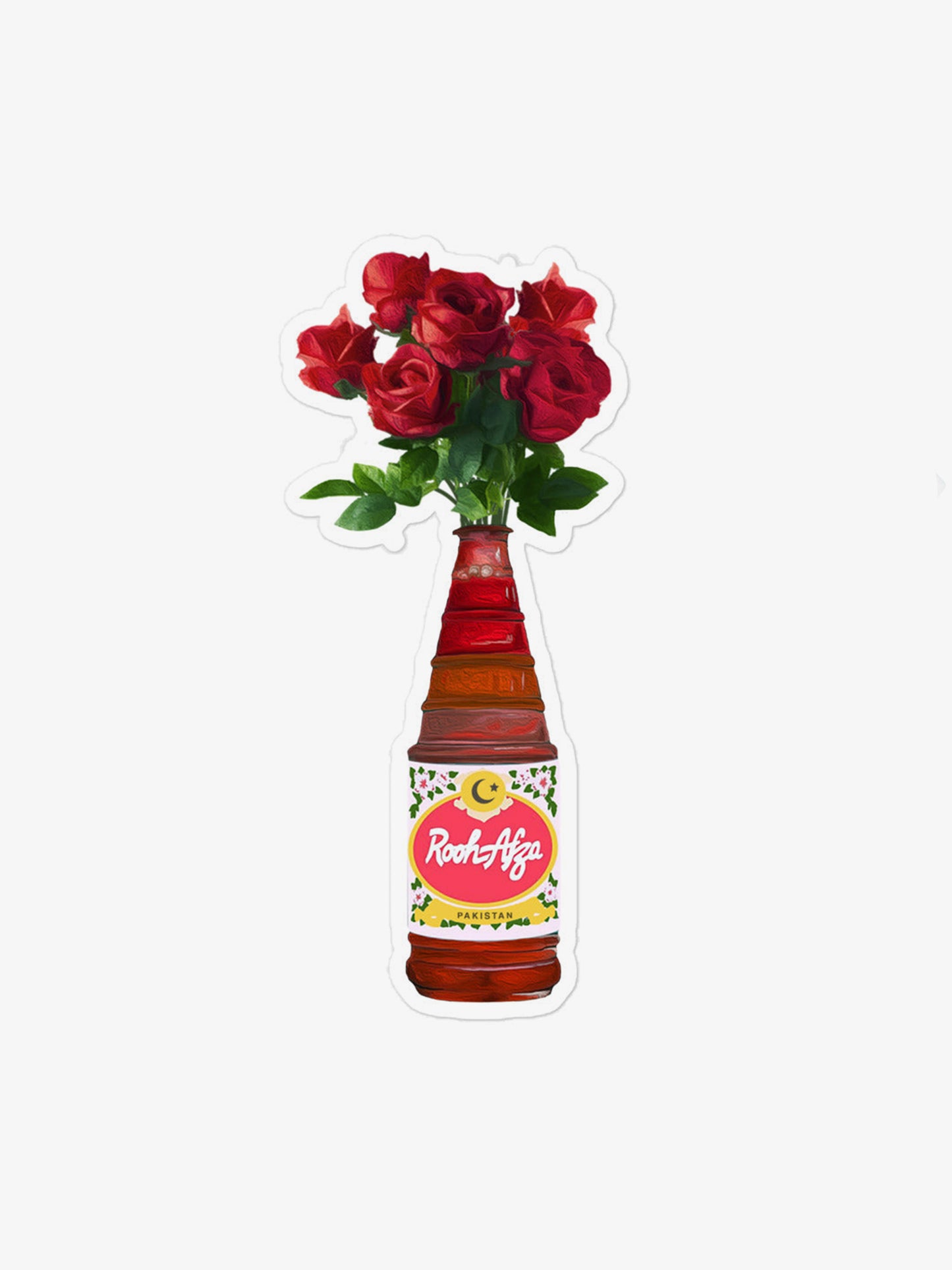 Merch | Large “Rooh-Afza” Vinyl Sticker