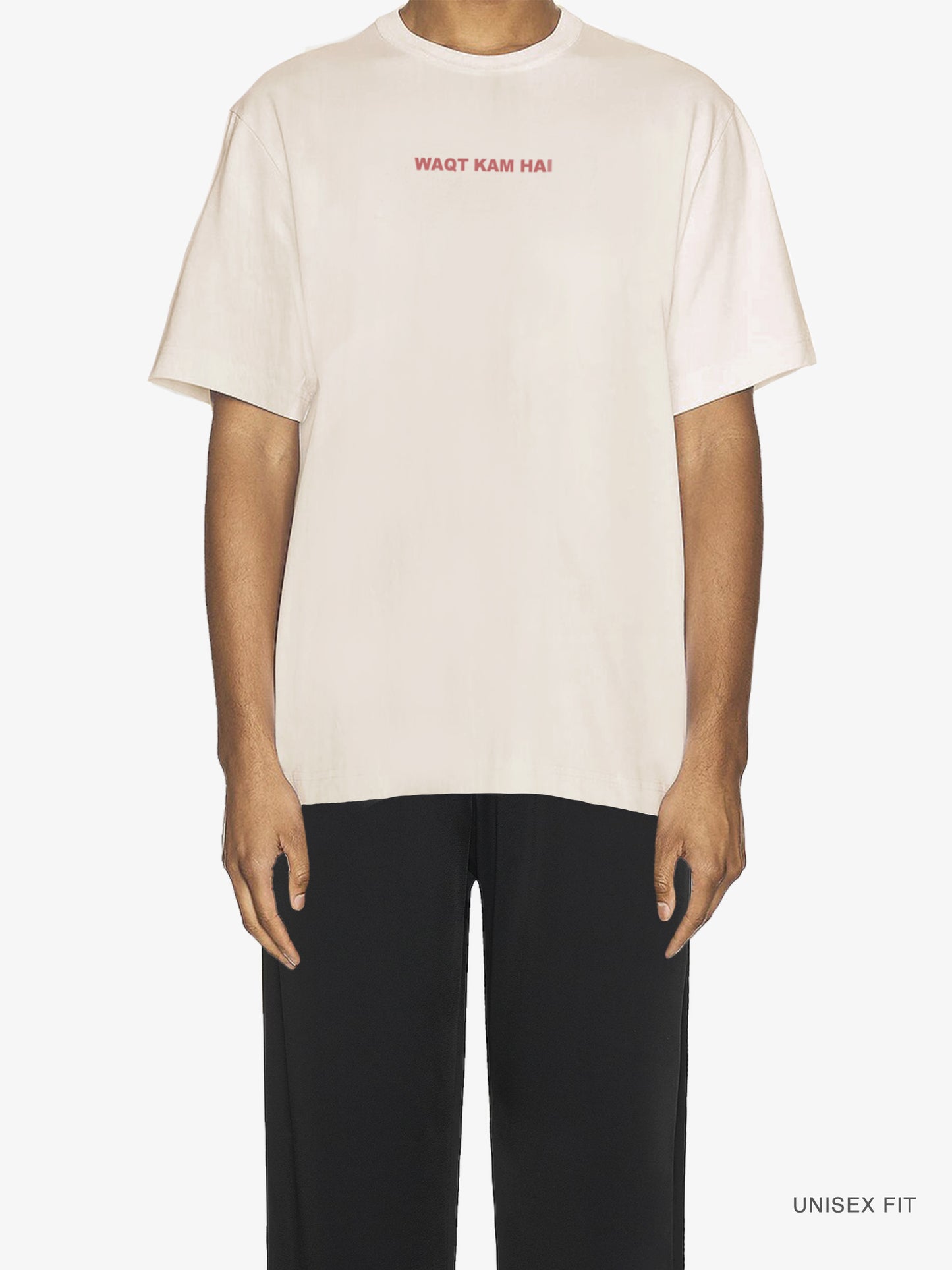 Merch | "Waqt Kam Hai" Time is Short Tee : Sand