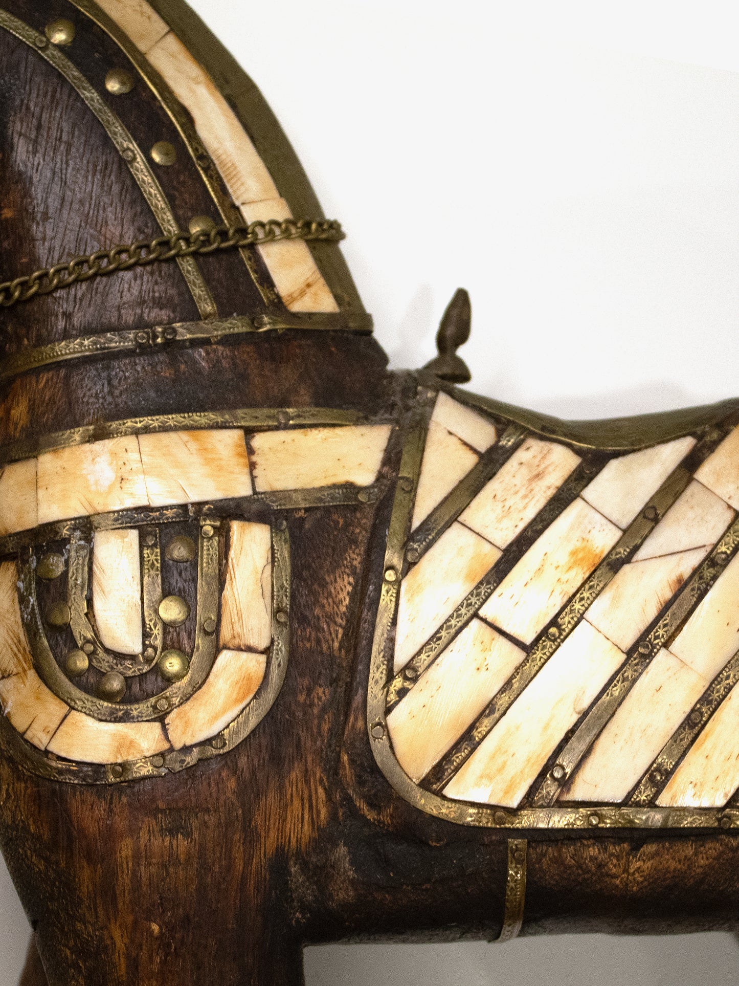 Vintage | Hand-Made Wooden Decorative Horse