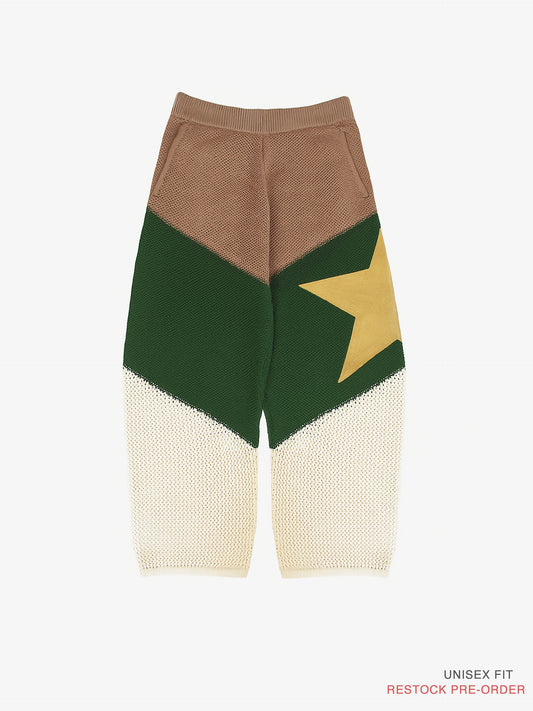 Crochet Knitted Pakistan Team Warm-Up Pants: PRE-ORDER (Aug)