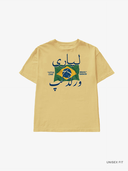 Karachi's "Little Brasil" WC Classic Tee : Yellow Haze