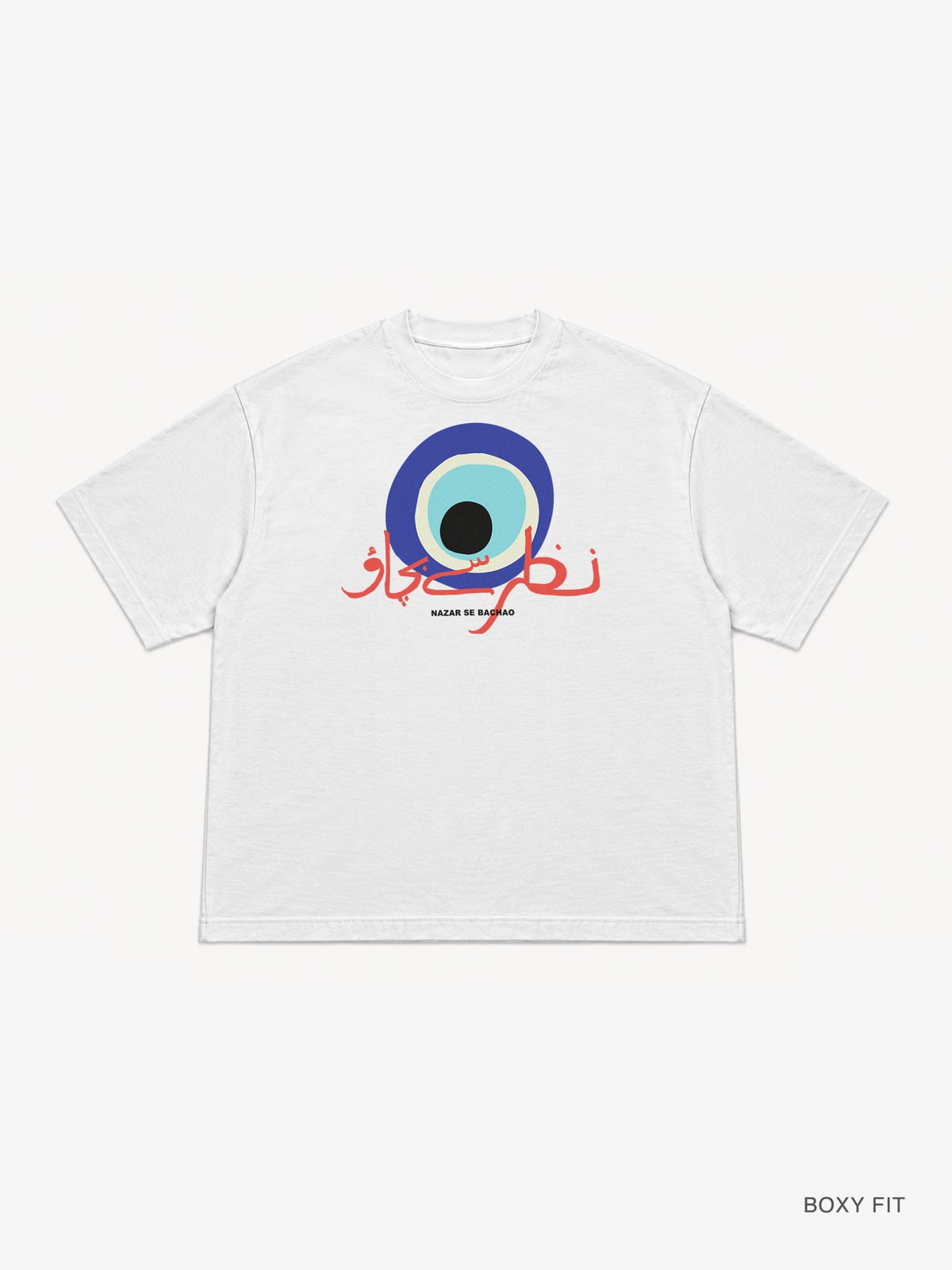 "Nazar Se Bachao" Evil Eye Boxy Tee
