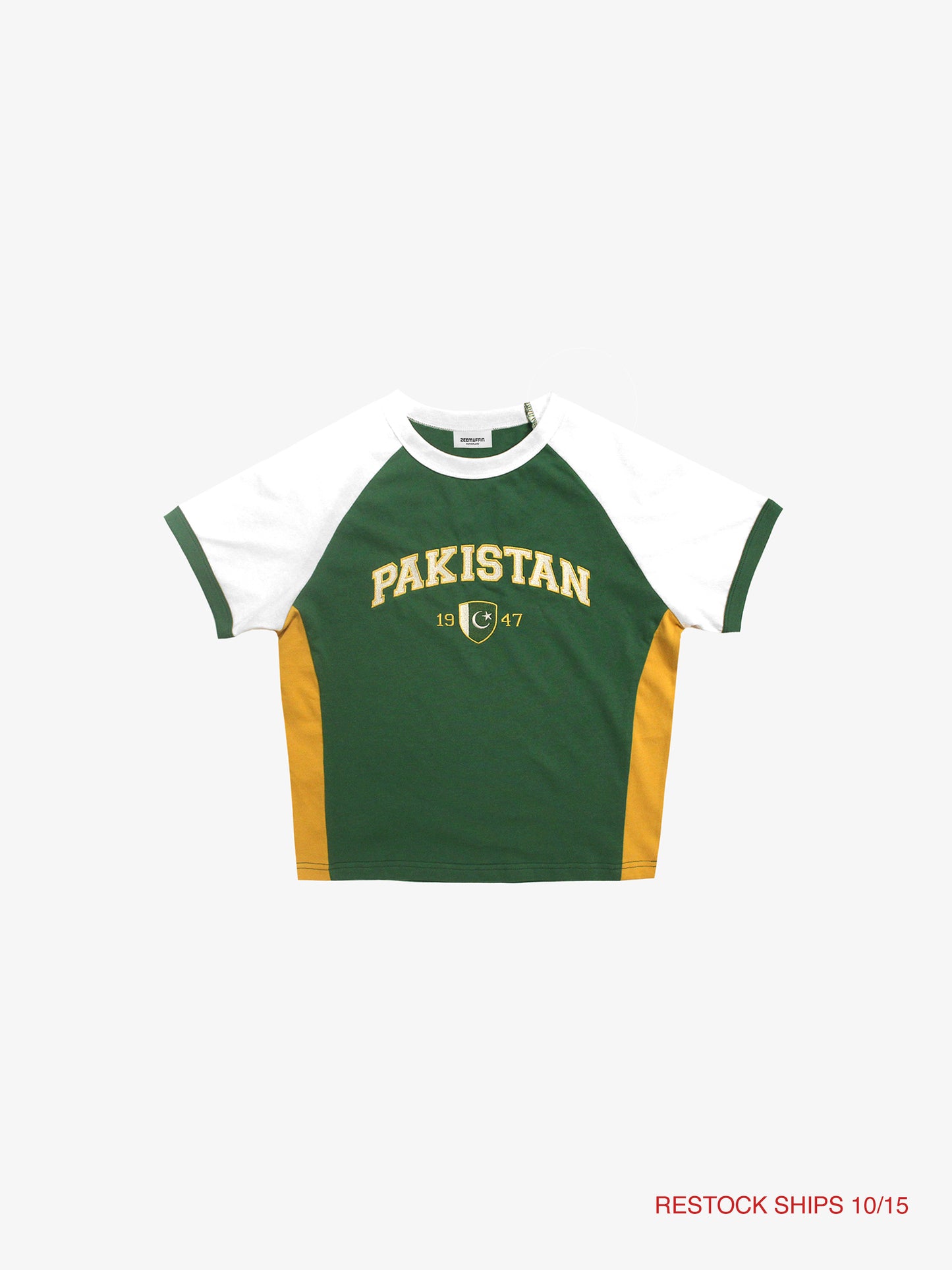 x ZEEMUFFIN | Pakistan "Baby Tee" : PRE-ORDER