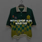 Club Patchwork Textured Knit Cricket Jersey: Green Checkered