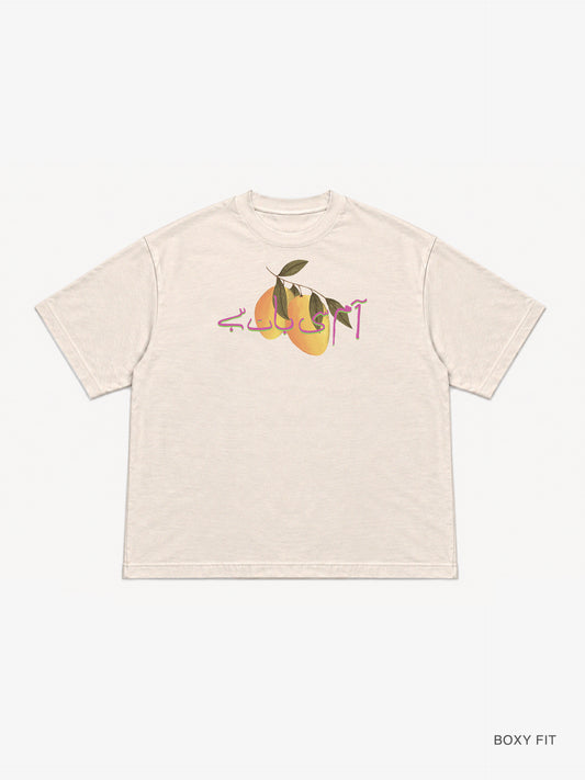 "(Aam) Si Baat Hai" Mango Boxy Tee