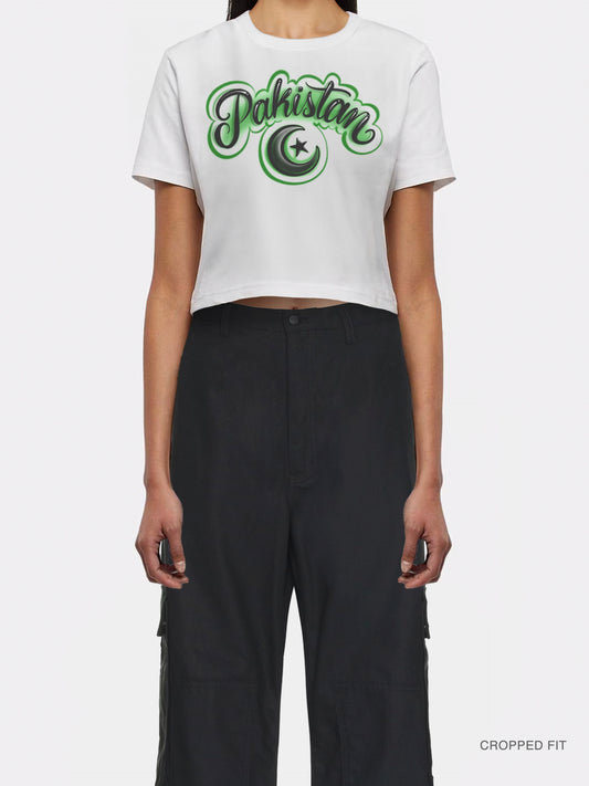 WMNS | Air-Brush "Parade Day" Cropped Tee