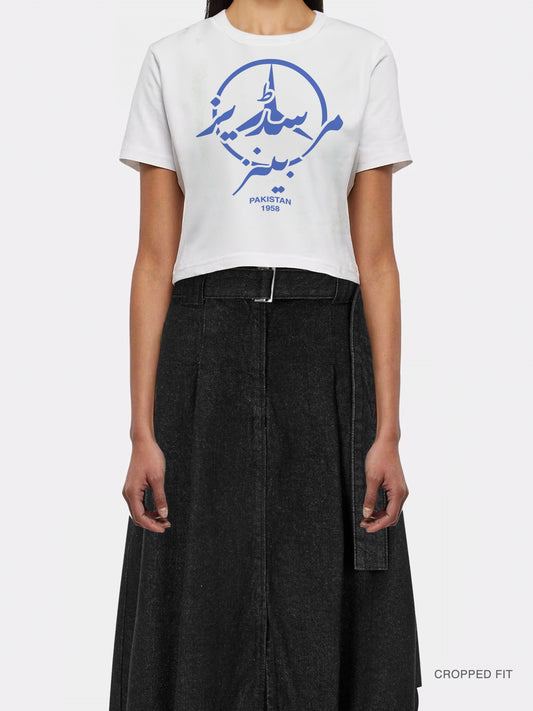 WMNS | Pakistan Auto '58 Cropped Tee