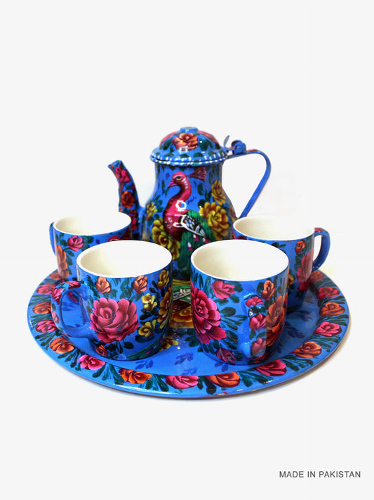 Novelty | Hand-Painted 6pc Chai Set