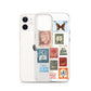 Pakistan Vintage Stamps Clear iPhone Case