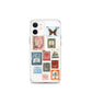 Pakistan Vintage Stamps Clear iPhone Case