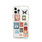 Pakistan Vintage Stamps Clear iPhone Case