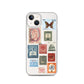 Pakistan Vintage Stamps Clear iPhone Case