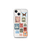 Pakistan Vintage Stamps Clear iPhone Case