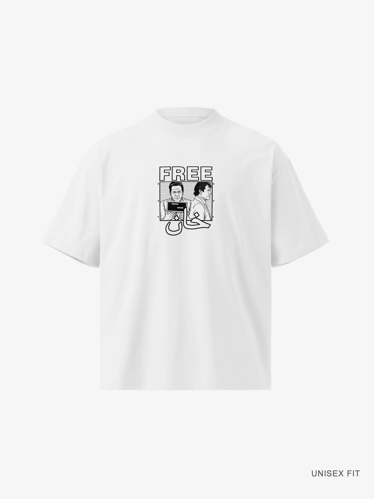 Premium Oversized | "Free Khan" Organic Cotton Tee