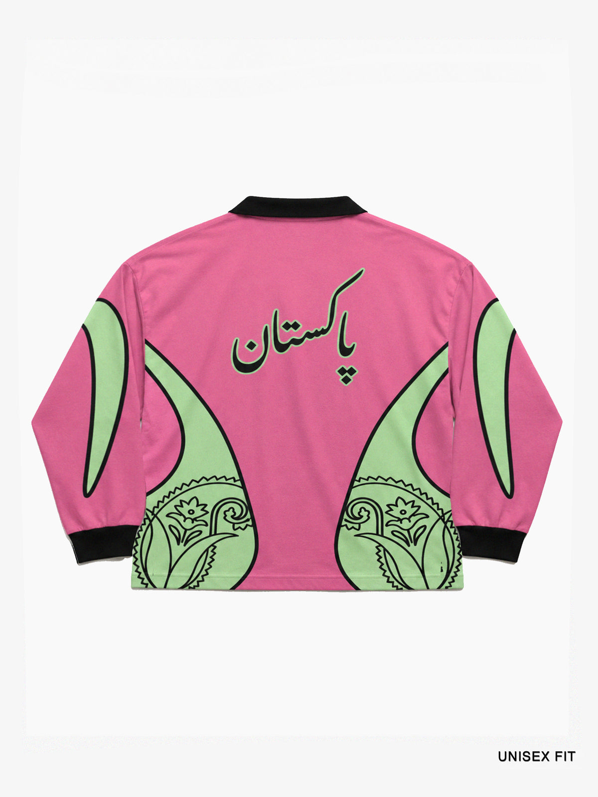 Goal Keeper LS Pakistan Motif Cotton Jersey: #11 Pink