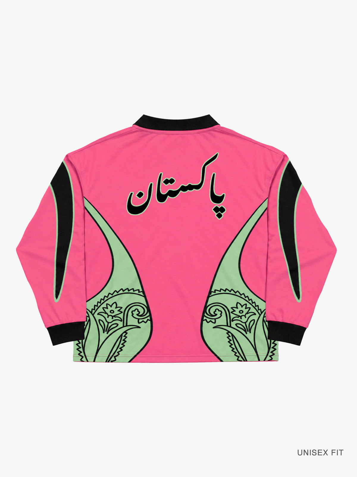 Goal Keeper LS Pakistan Motif Cotton Jersey: #11 Pink