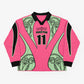Goal Keeper LS Pakistan Motif Cotton Jersey: #11 Pink