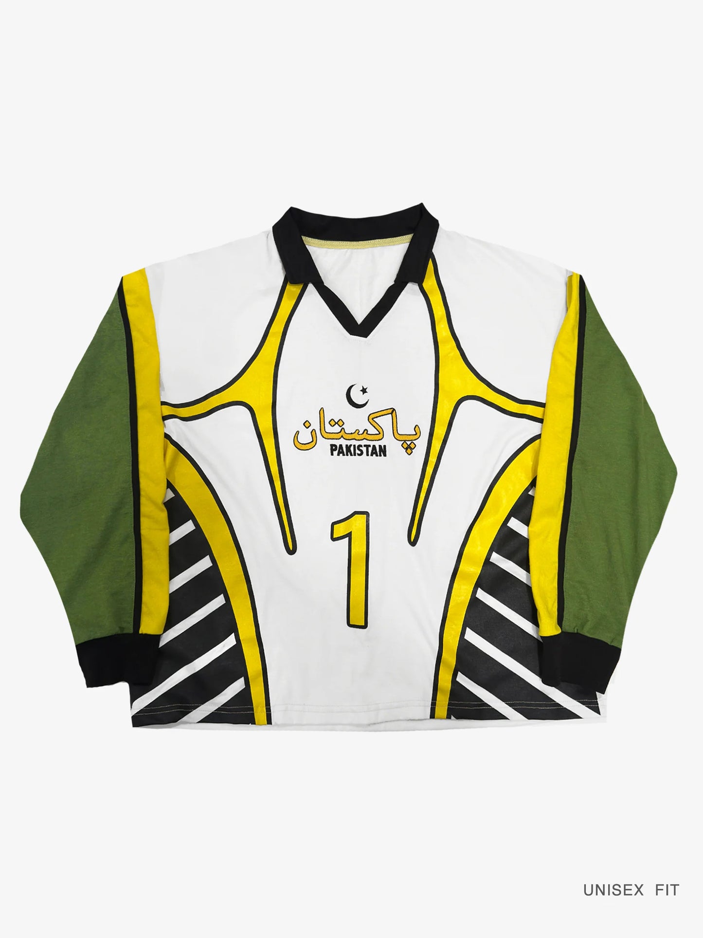 Goal Keeper LS Pakistan Geometric Cotton Jersey: #1