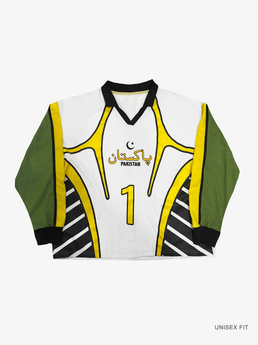 Goal Keeper LS Pakistan Geometric Cotton Jersey: #1
