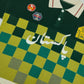 Club Patchwork Textured Knit Cricket Jersey: Green Checkered