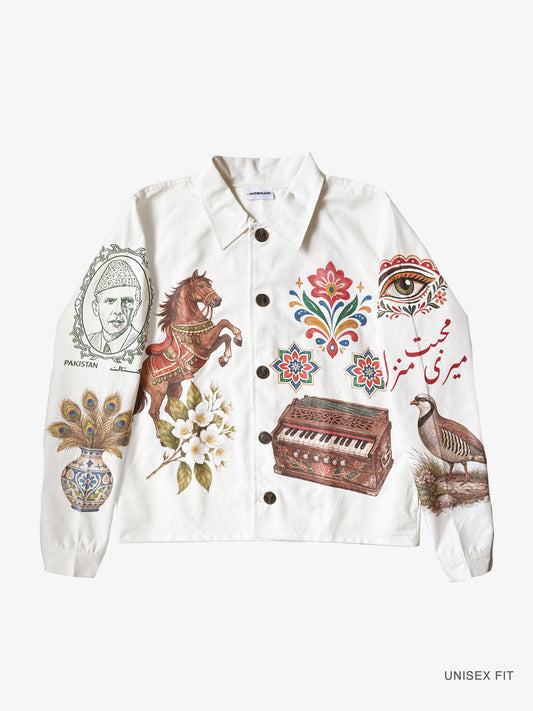 Heritage Printed Cotton Canvas Jacket : Restock Pre-Order
