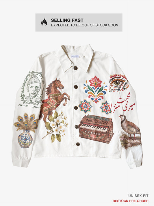 Heritage Printed Cotton Canvas Jacket : Restock Pre-Order