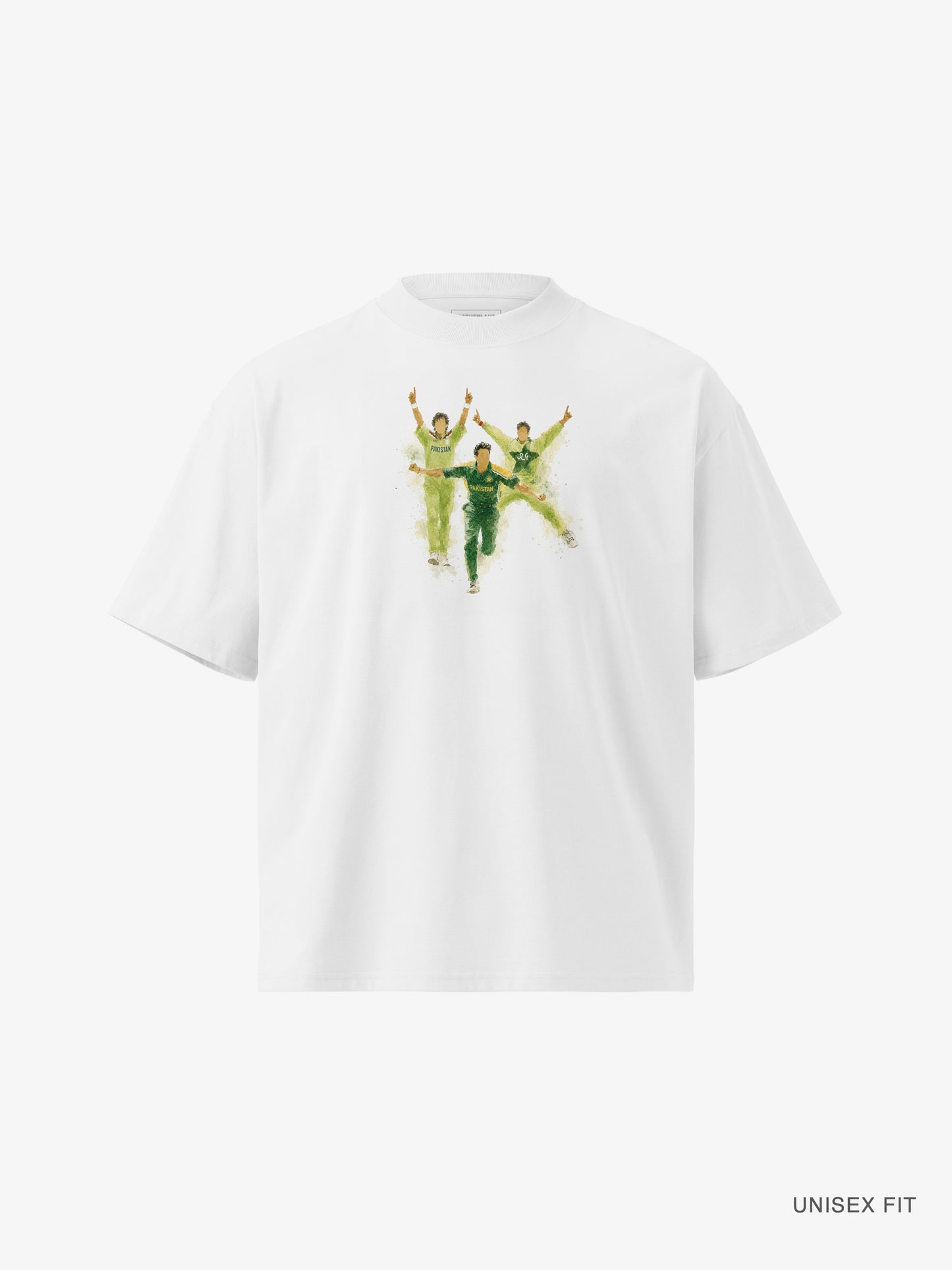 Premium Oversized | "Icons" Water-Brush Graphic Organic Cotton Tee