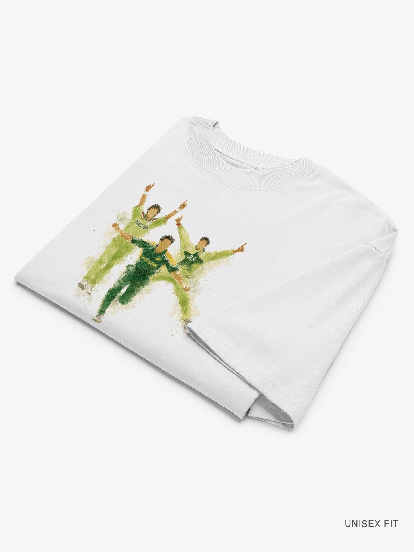 Premium Oversized | "Icons" Water-Brush Graphic Organic Cotton Tee