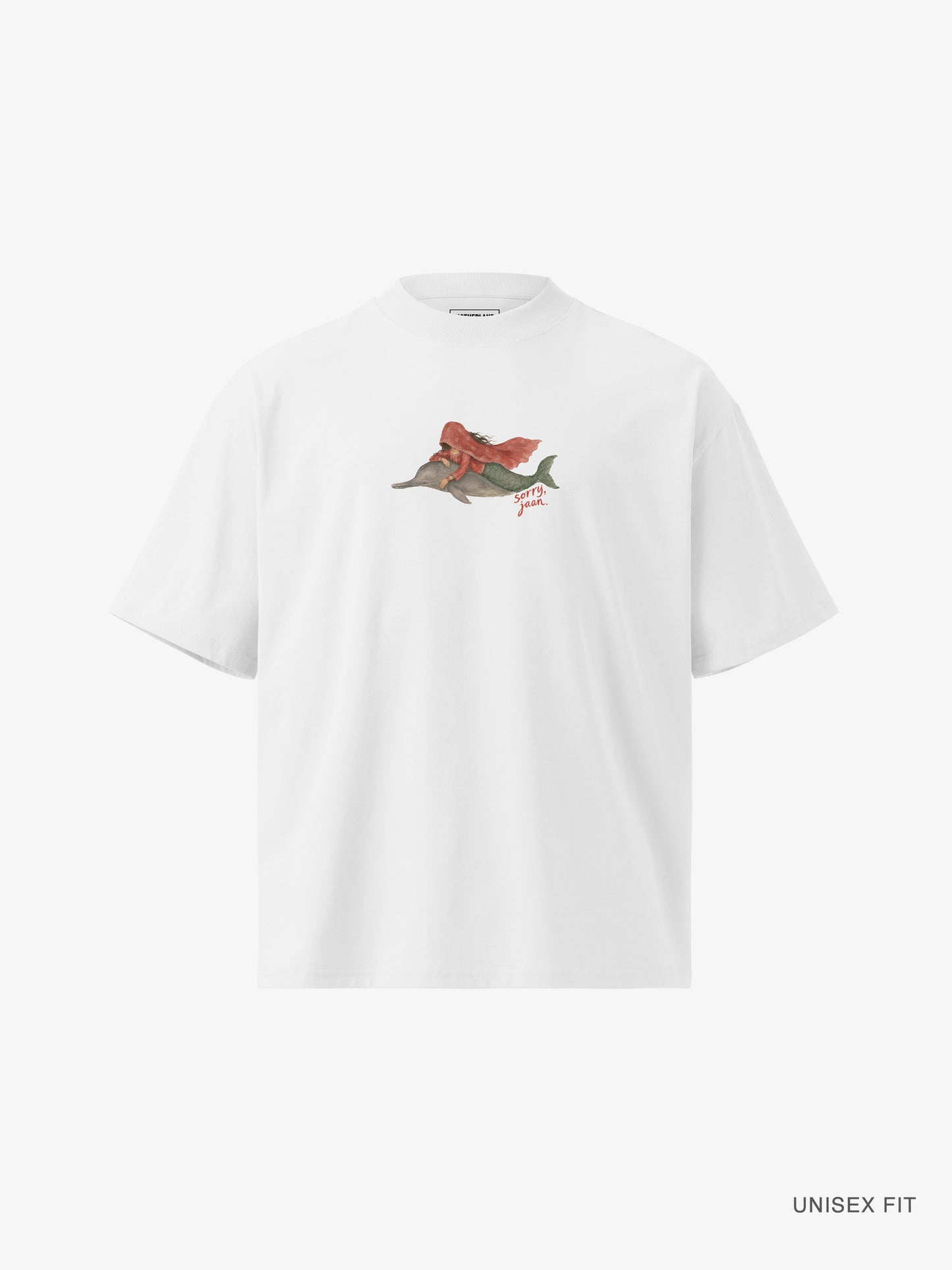 Premium Oversized | "Sorry Jaan" Jalpari/Mermaid Organic Cotton Tee