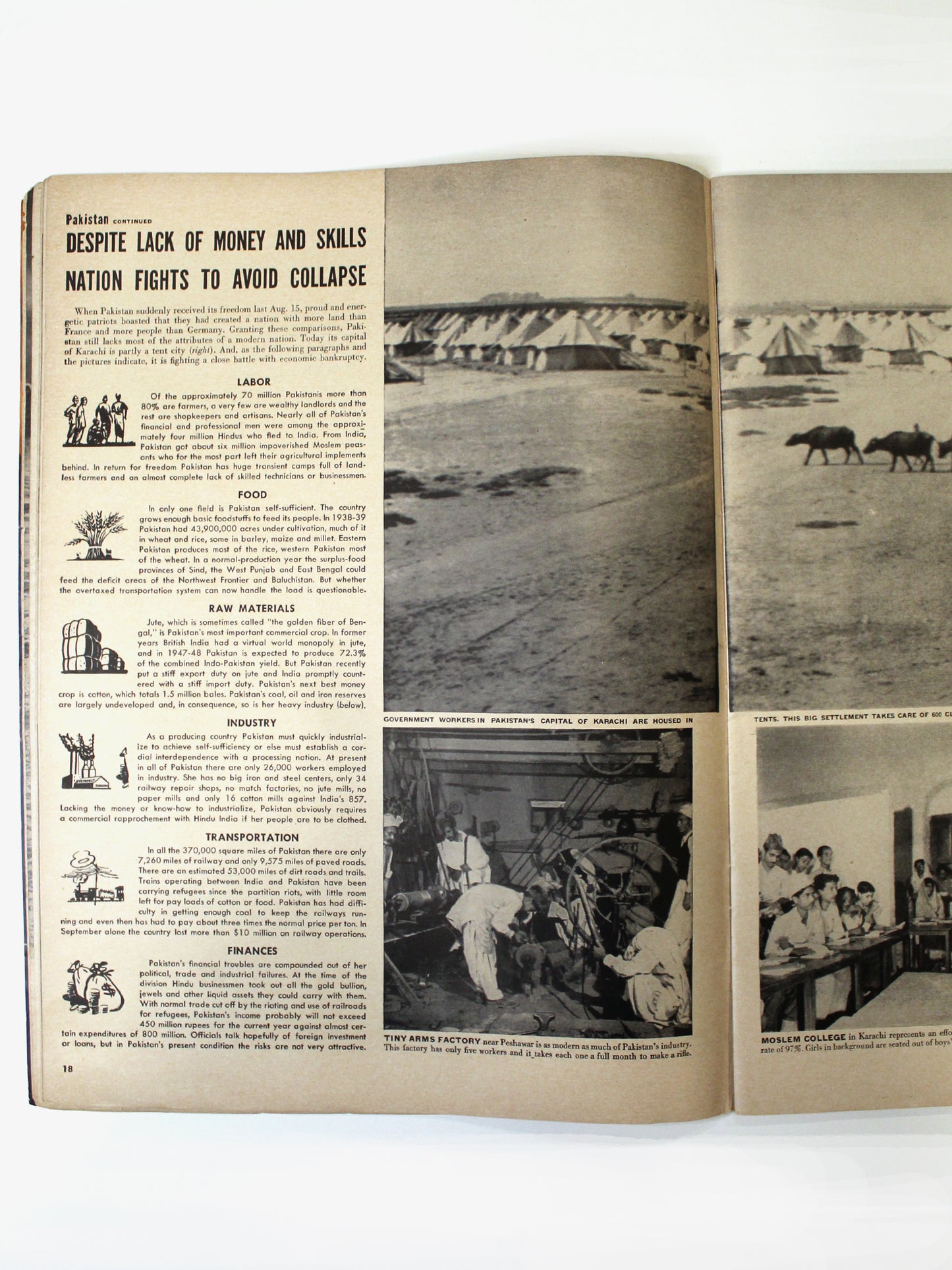 Vintage | 1948 LIFE Magazine "Jinnah of Pakistan"