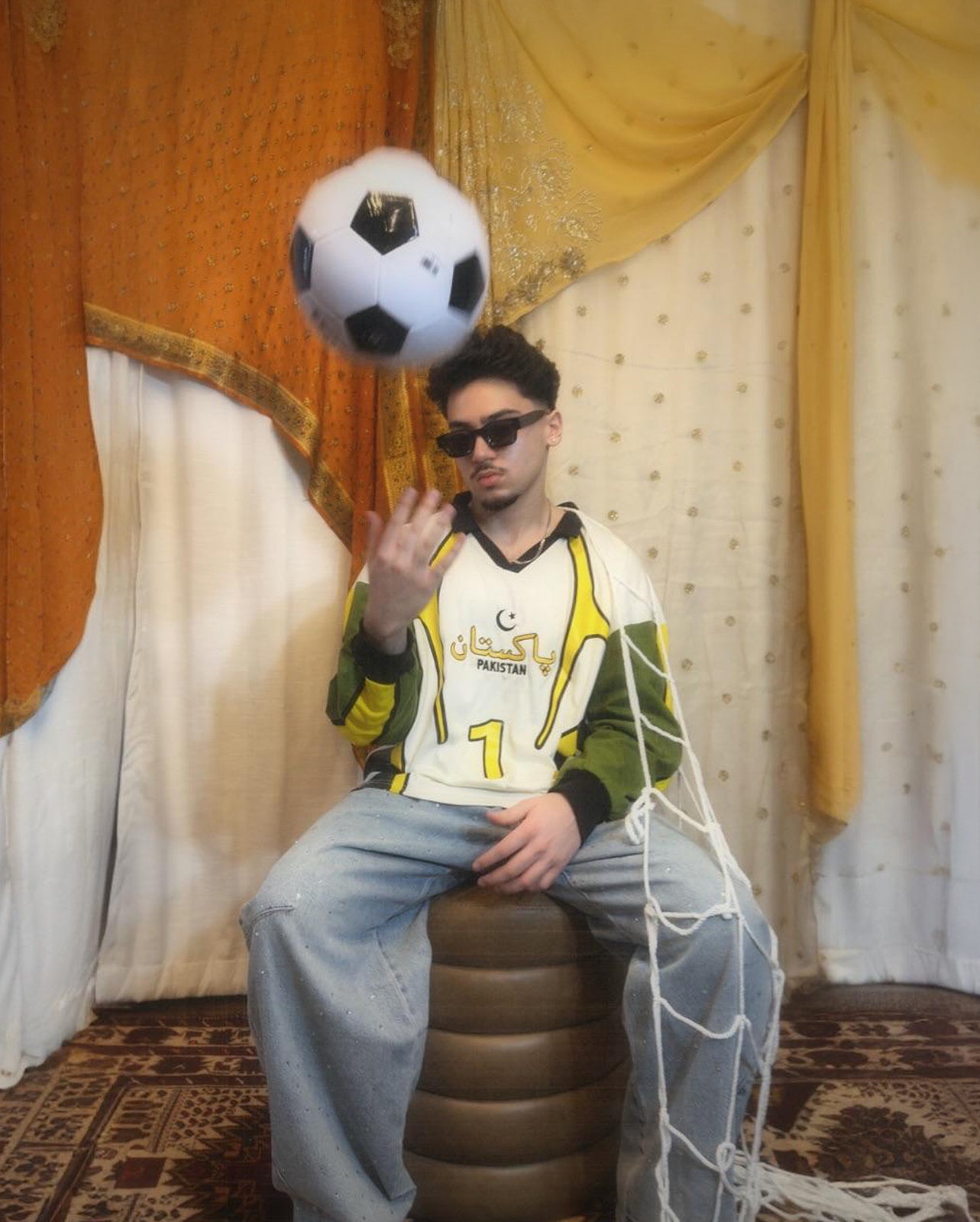 Goal Keeper LS Pakistan Geometric Cotton Jersey: #1 | Restock Pre-Order