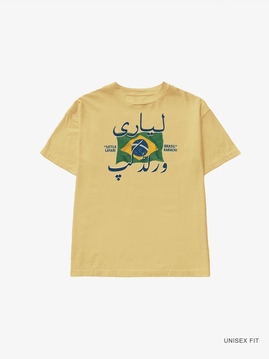 Karachi's "Little Brasil" WC Classic Tee : Yellow Haze