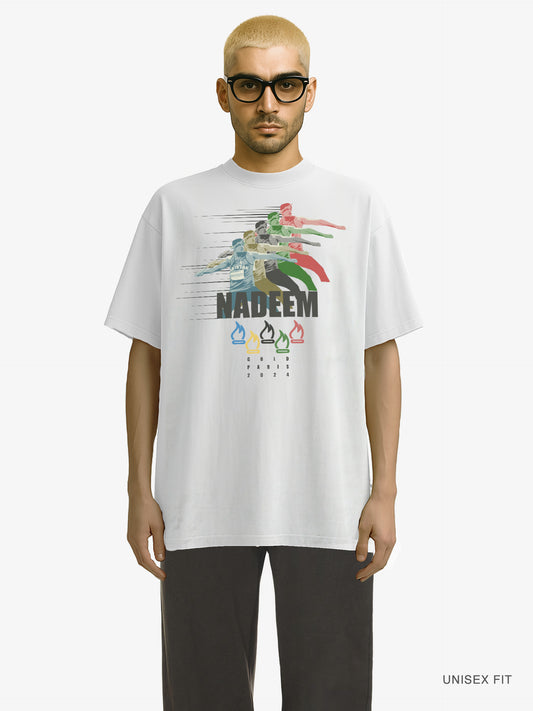 Premium Oversized | Nadeem Gold Organic Cotton Tee